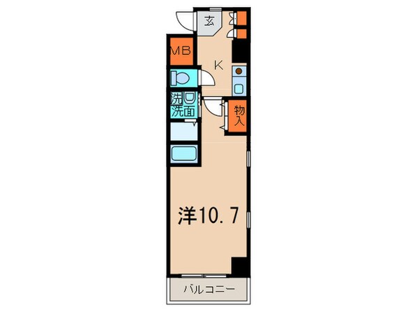 サウス名駅の物件間取画像